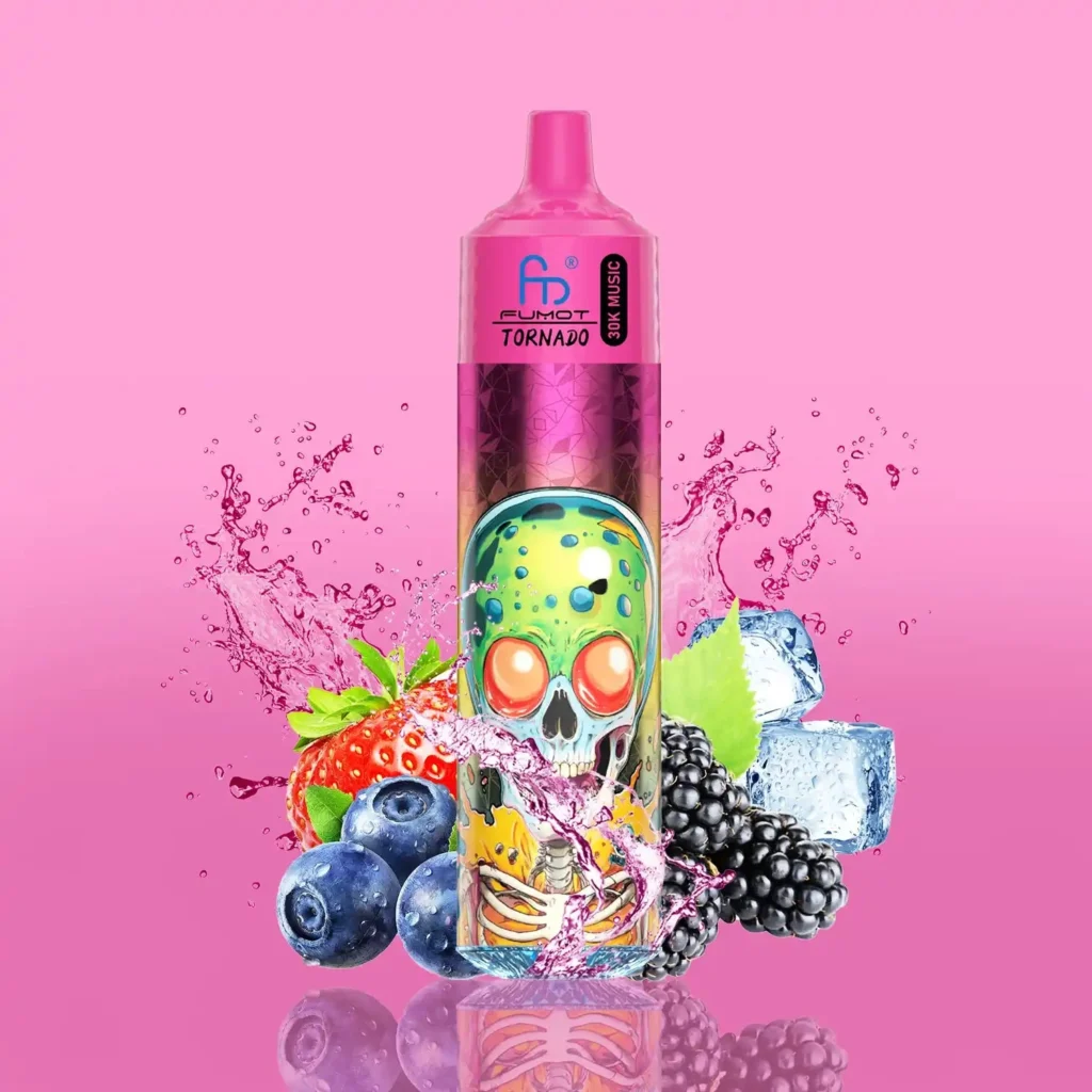Fumot Tornado 30k Music Tornado Vape– Bluerazz Ice