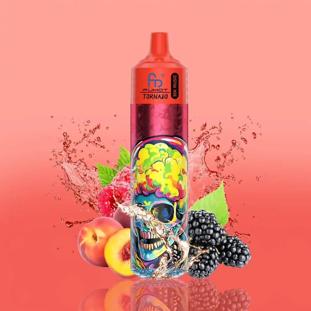 Fumot Tornado 30k Music Tornado Vape – Peach Berry
