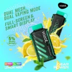 Vozol Gear Power 20000 Lemon Mint 5% Einweg E-zigarette