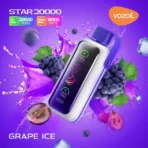 Vozol Star 20000 Puffs Grape Ice 5% E-zigaretten Einweg​