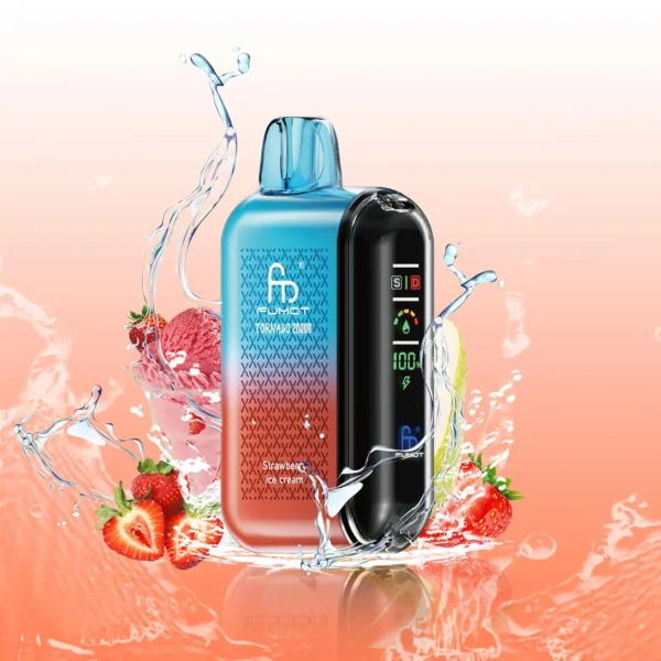 Fumot Tornado Vape 20000 Strawberry Ice Cream