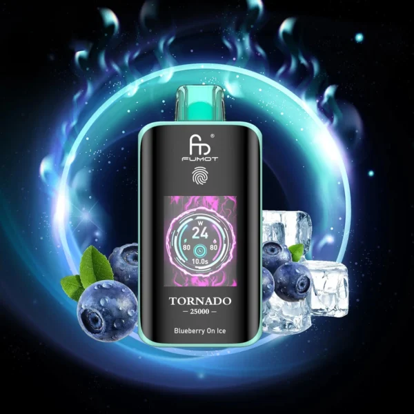 Fumot Tornado Vape 25000 Blueberry On Ice