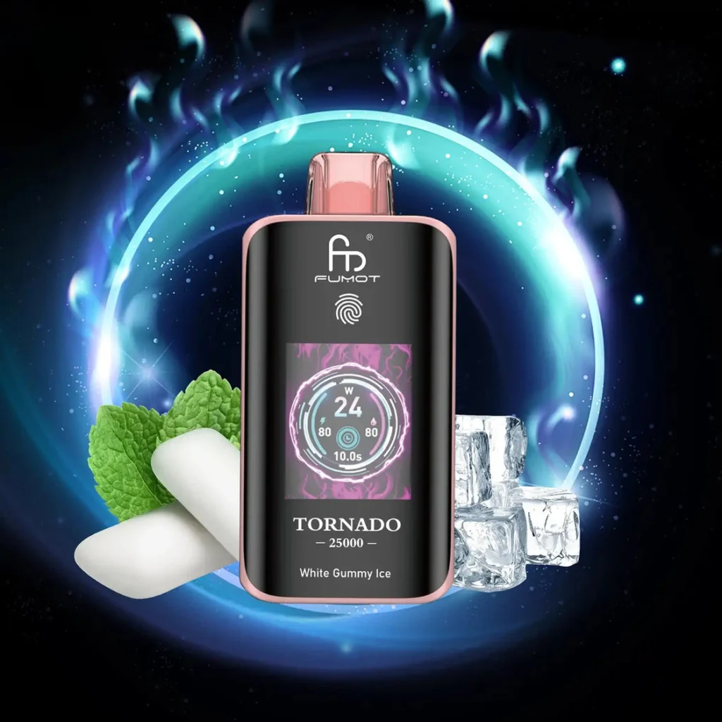 Fumot Tornado Vape 25000 White Gummy Ice